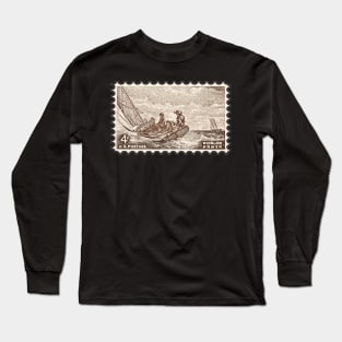 Winslow Homer Stamp Long Sleeve T-Shirt